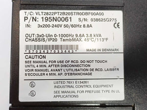 Danfoss 195N0061 VLT 2800 Drive VLT2822PT2B20ST0DBF00A00 3.8kVA