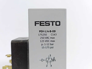 Festo 175250 PEV-1/4-B-OD Pressure Switch