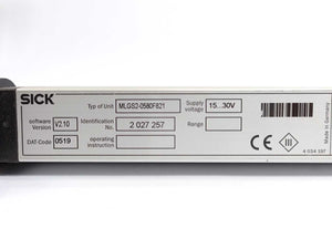 SICK 2027257 MLGS2-0580F821 & 2026828 MLGE2-0580F812 Sensors
