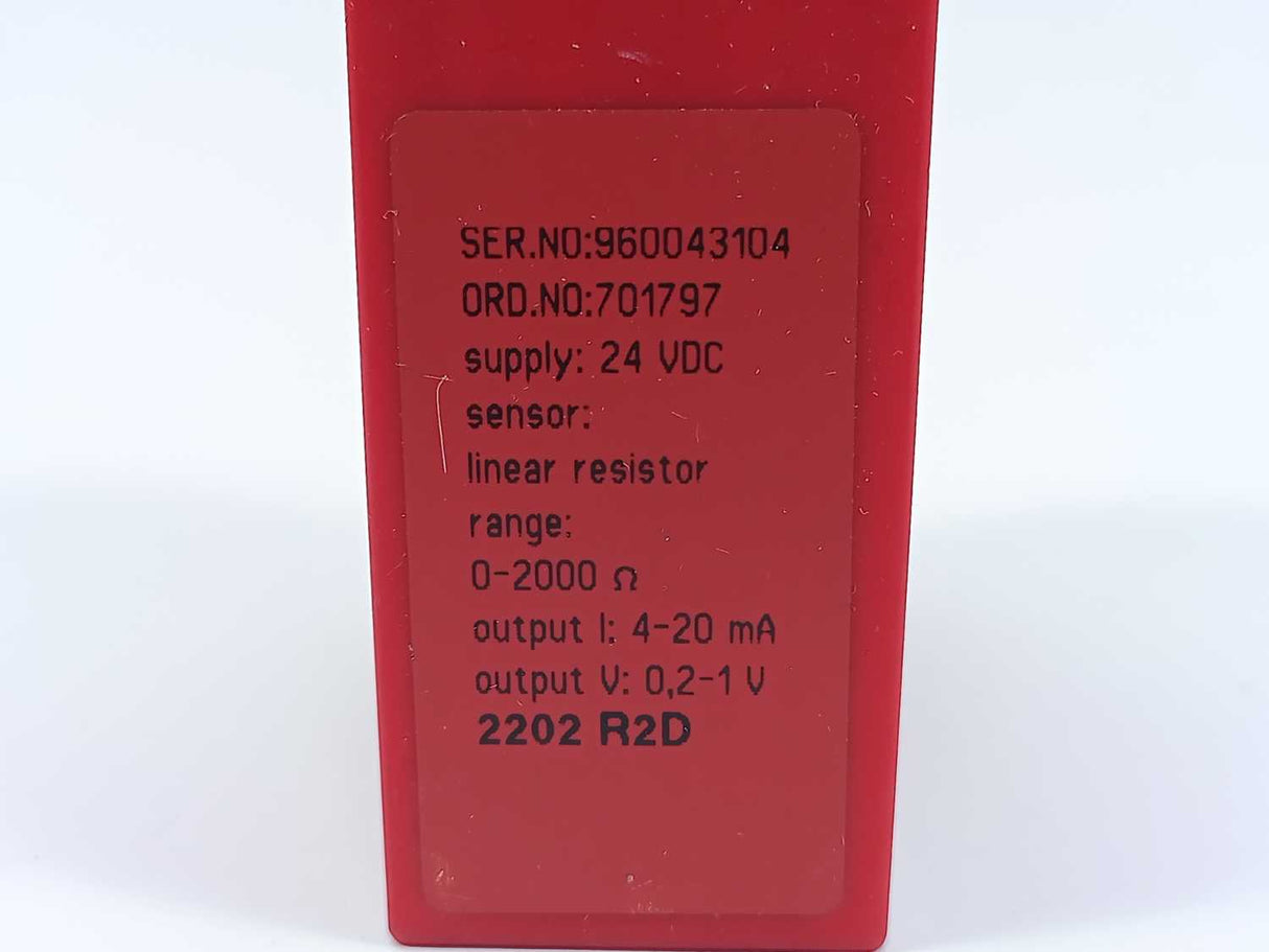 PR Electronics 2202 R2D R/I Transmitter