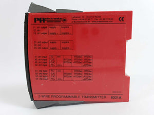 PR Electronics 6331A2A 2-Wire Programmable Transmitter