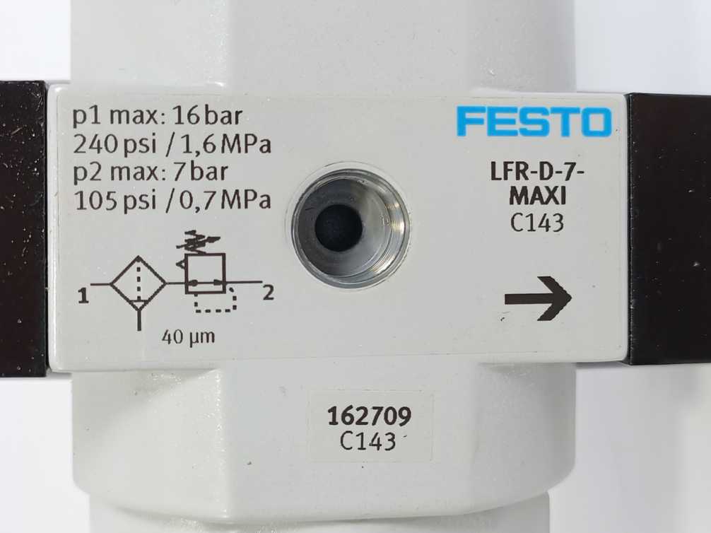 Festo 162709 LFR-1-D-7-MAXI Filter Regulator Unit