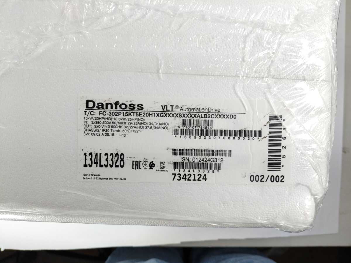 Danfoss FC-302P15KT5E20H1 15-18.5 kW VLT® AutomationDrive FC-302