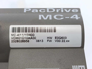 Schneider Electric VDM01D10AA00 13130247 MC-4/11/10/400 MC-4 PacDrive