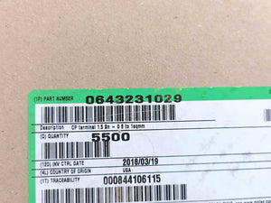 Molex 0643231029 CP Terminal 1.5Sn-05 to 1sqmm 3000pcs.