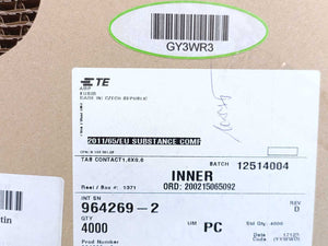TE Connectivity 964269-2 TAB A 1.6x0.6 CONTACT CF SWS Sn ~3800pcs.