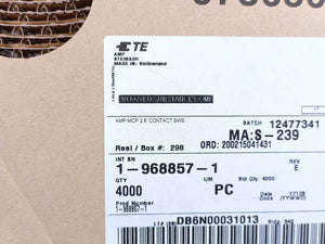 TE Connectivity 1-968857-1 AMP MCP 2.8, Contact SWS ~3300pcs.