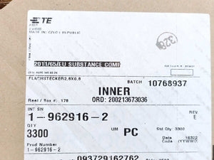 TE Connectivity 1-962916-2 Tab Terminal, 16 – 14 AWG 2.8x0.8mm ~2800pcs.