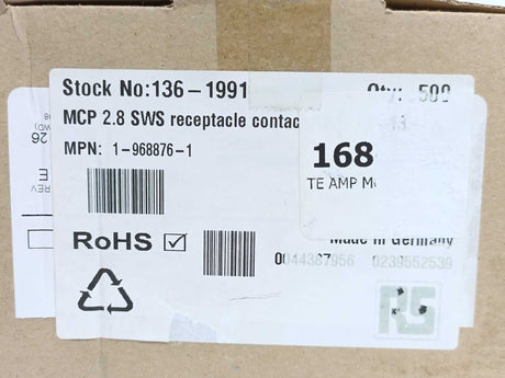TE Connectivity 1-968876-1 Automotive Connectors 500 loose pcs.