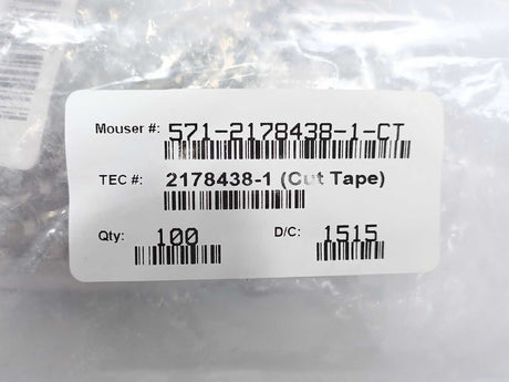 Mouser electronics 571-2178438-1-ct  High Temp Spade Crimp 900pcs.