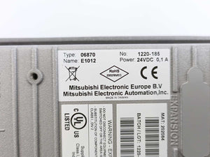 Mitsubishi 06870 E1012 Operator Panel - 24VDC 0,1A