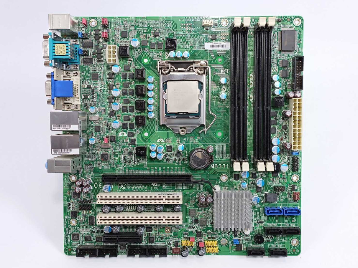 DFI 774-MB3311-581G MB331-CRM microATX Industrial Motherboard w/ Intel G1620