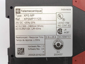 TELEMECANIQUE XPSMP11123 XPS-MP Safety Controller
