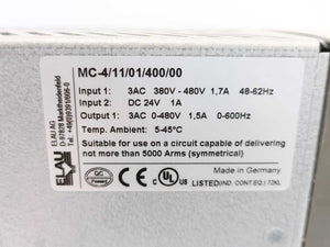 ELAU 13130244 PacDrive MC-4/11/01/400
