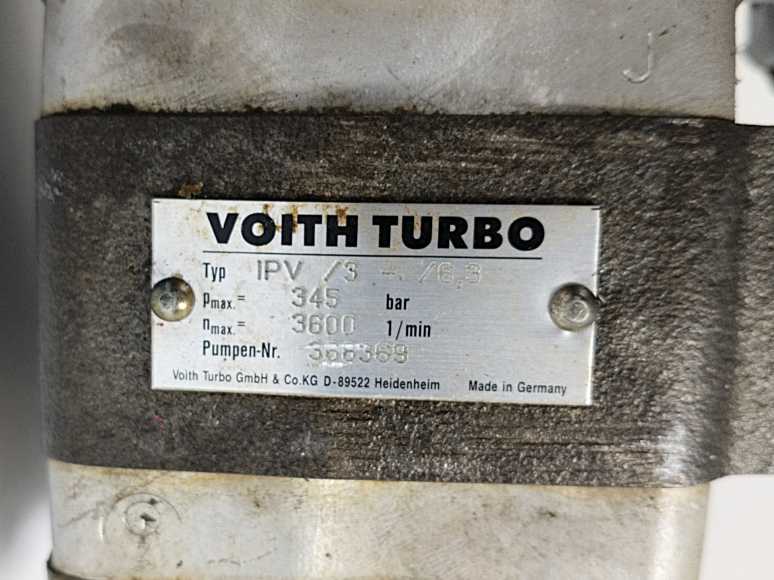 Voith 1pc 5-40 101 Gear Pump With IPV 3 – 6.3 Internal Gear Pump
