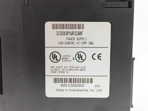 GE Fanuc IC693PWR330F High Capacity Power Supply Series 90-30