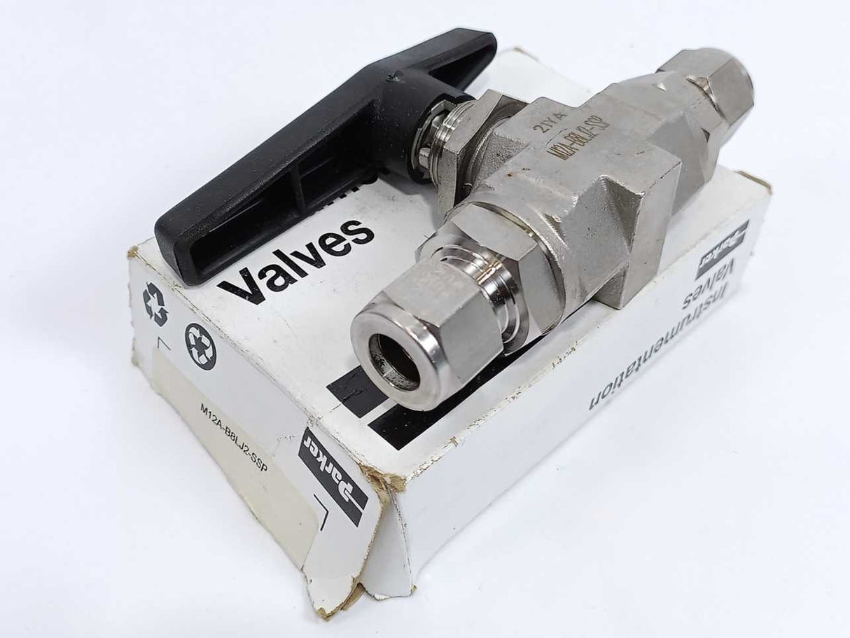 Parker M12A-B8LJ2-SSP B Series Manuel Ball Valve