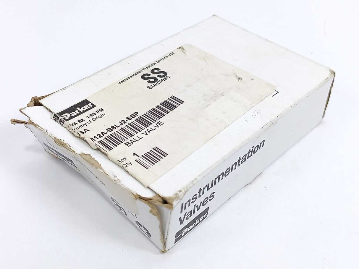 Parker M12A-B8LJ2-SSP B Series Manuel Ball Valve