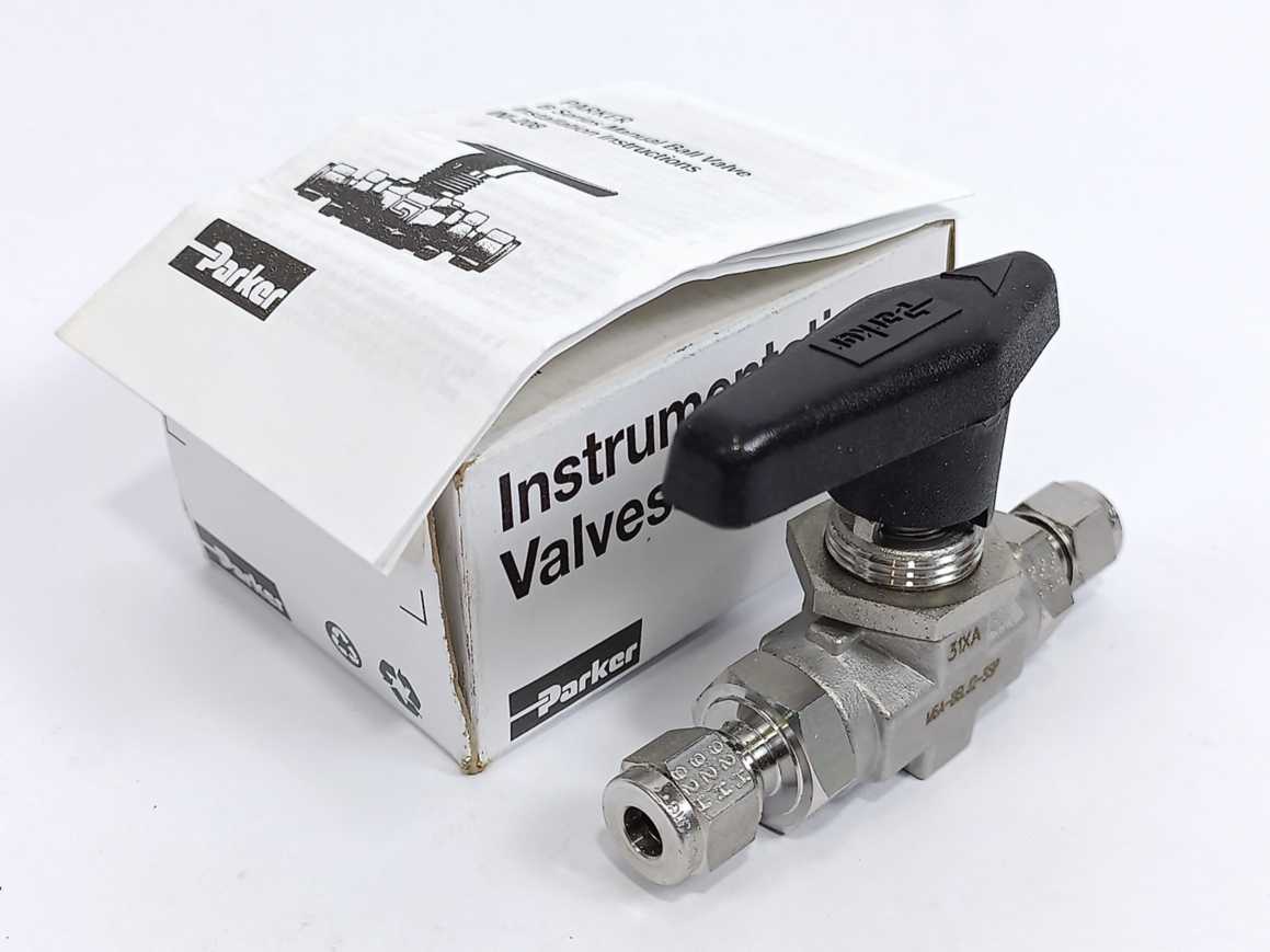 Parker M6A-B6LJ2-SSP B Series Ball Valve Instrumentation Valves