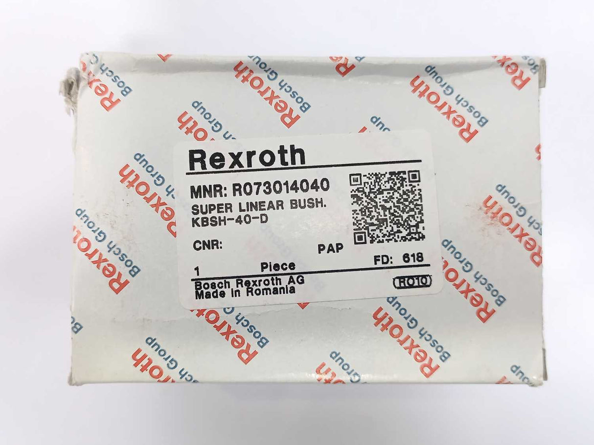 Rexroth R073014040 Super Linear Bushing KBSH-40-D w/ One seal