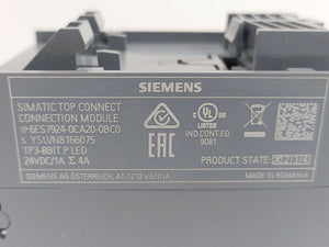 Siemens 6ES7924-0CA20-0BC0 SIMATIC Top Connect Connection Module