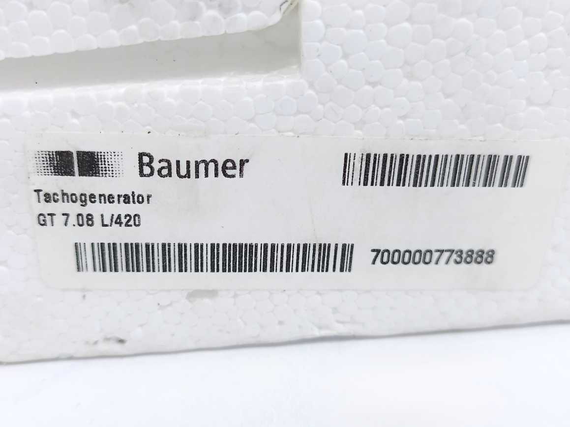 Baumer Hubner GT7.08L/420 Tachogenerator / Encoder