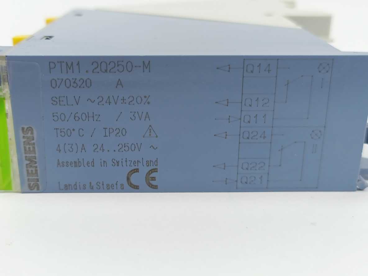 Siemens PTM1.2Q250-M Switching Module 2 Pcs.