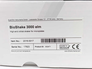 QInstruments 2016-0017 Bioshake 3000 elm High-end Orbital Shaker for Microplates