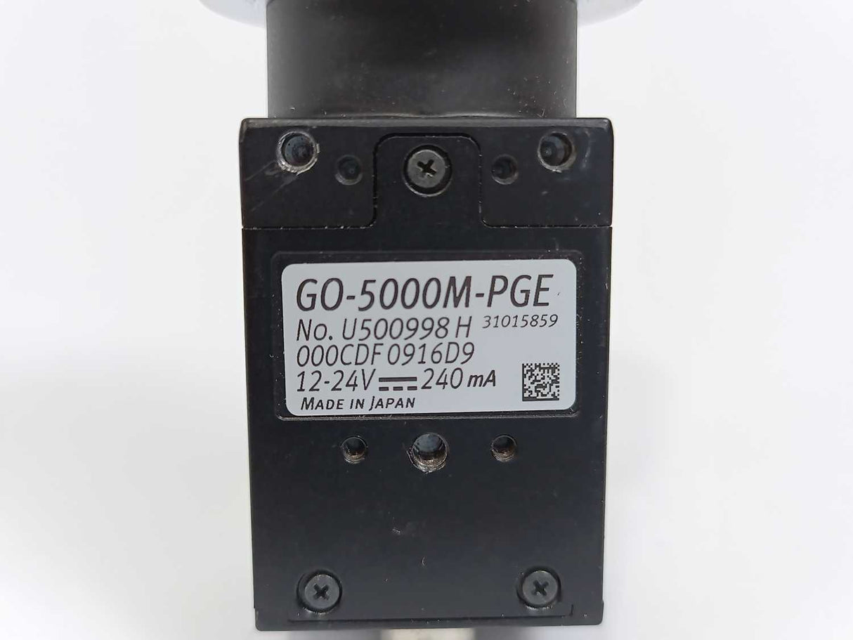 JAI GO-5000M-PGE Go Series Camera With Cosmicar TV Lense 8.5mm 1:1.5