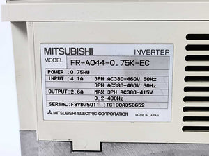 Mitsubishi FR-A044-0.75K-EC Inverter