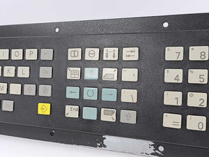 Siemens 6FC5203-0AC00-0AA0 Full CNC Keyboard, QWERTY Design