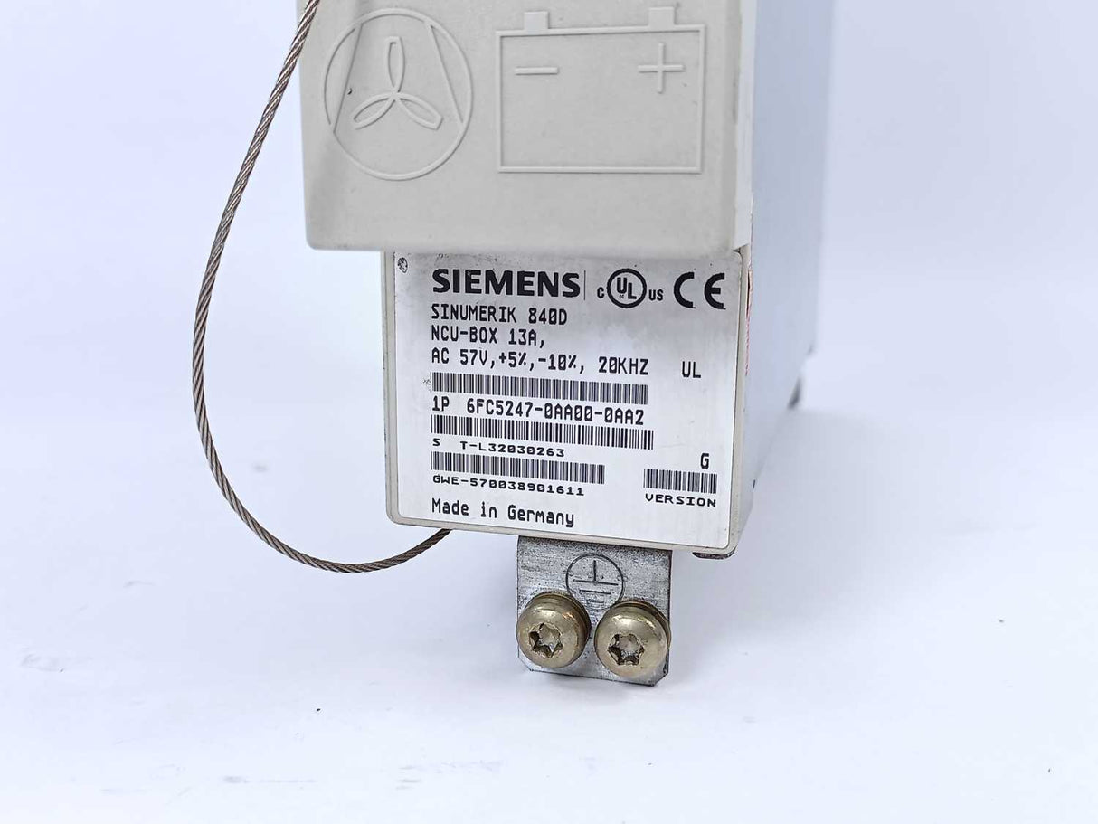 Siemens 6FC5357-0BB11-0AE0 NCU 571.2; 8MB 840D + 6FC5247-0AA00-0AA2