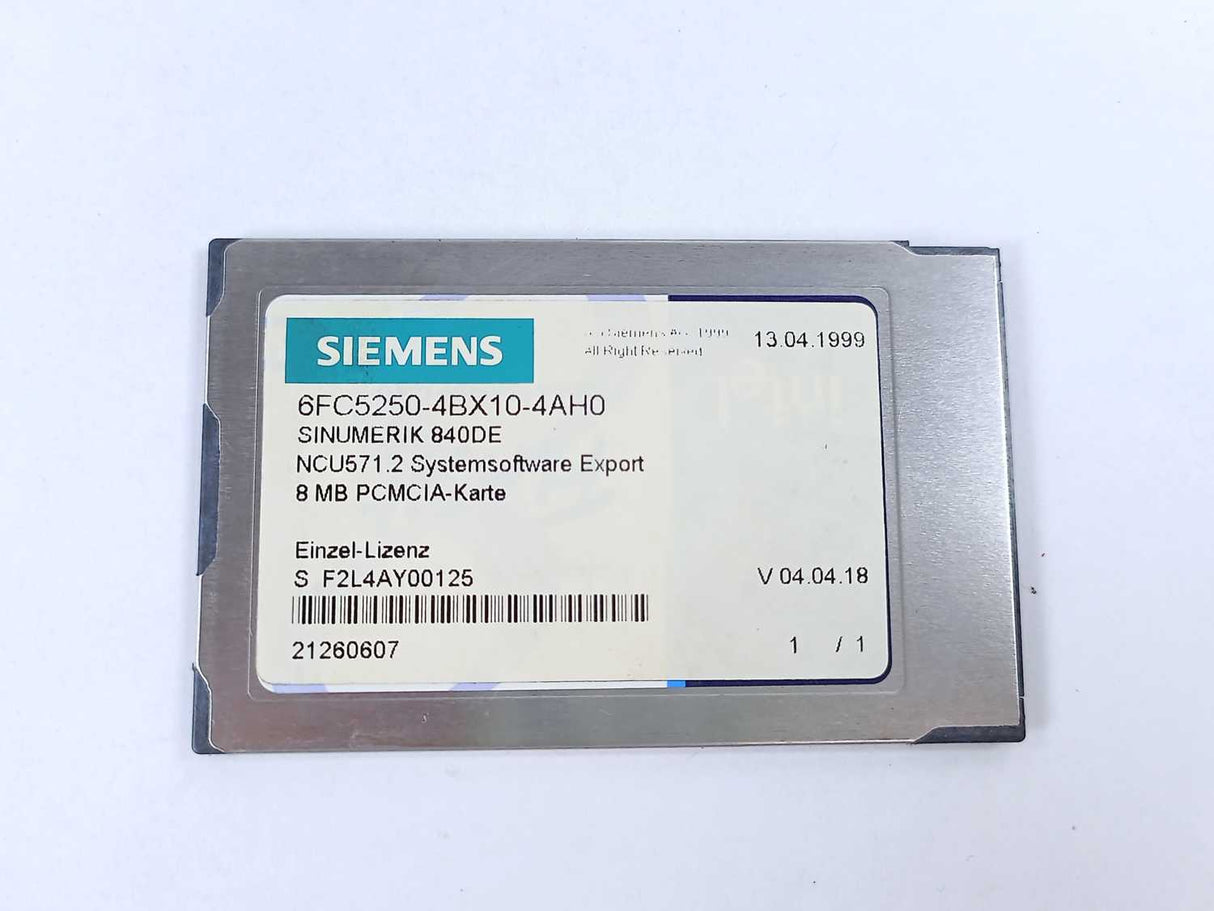 Siemens 6FC5357-0BB11-0AE0 NCU 571.2; 8MB 840D + 6FC5247-0AA00-0AA2