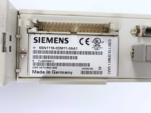 Siemens 6SN118-0DM11-0AA1 SIMODRIVE 611-D + 6SN1123-1AA00-0BA1