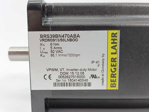 berger Lahr BRS39BN470ABA Servo motor VRDM3913/50LNBOO