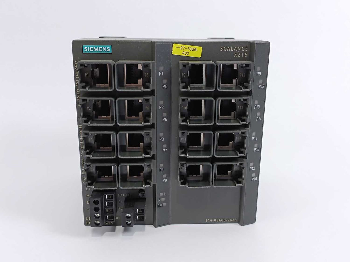 Siemens 6GK5216-0BA00-2AA3 SCALANCE X216 Industrial Ethernet Switch