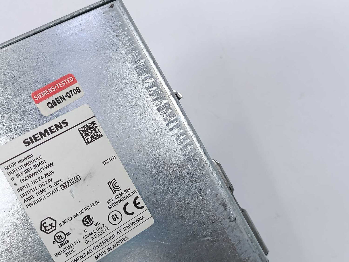 Siemens 6EP1961-3BA01 SITOP PSE201U Modular Buffer Module