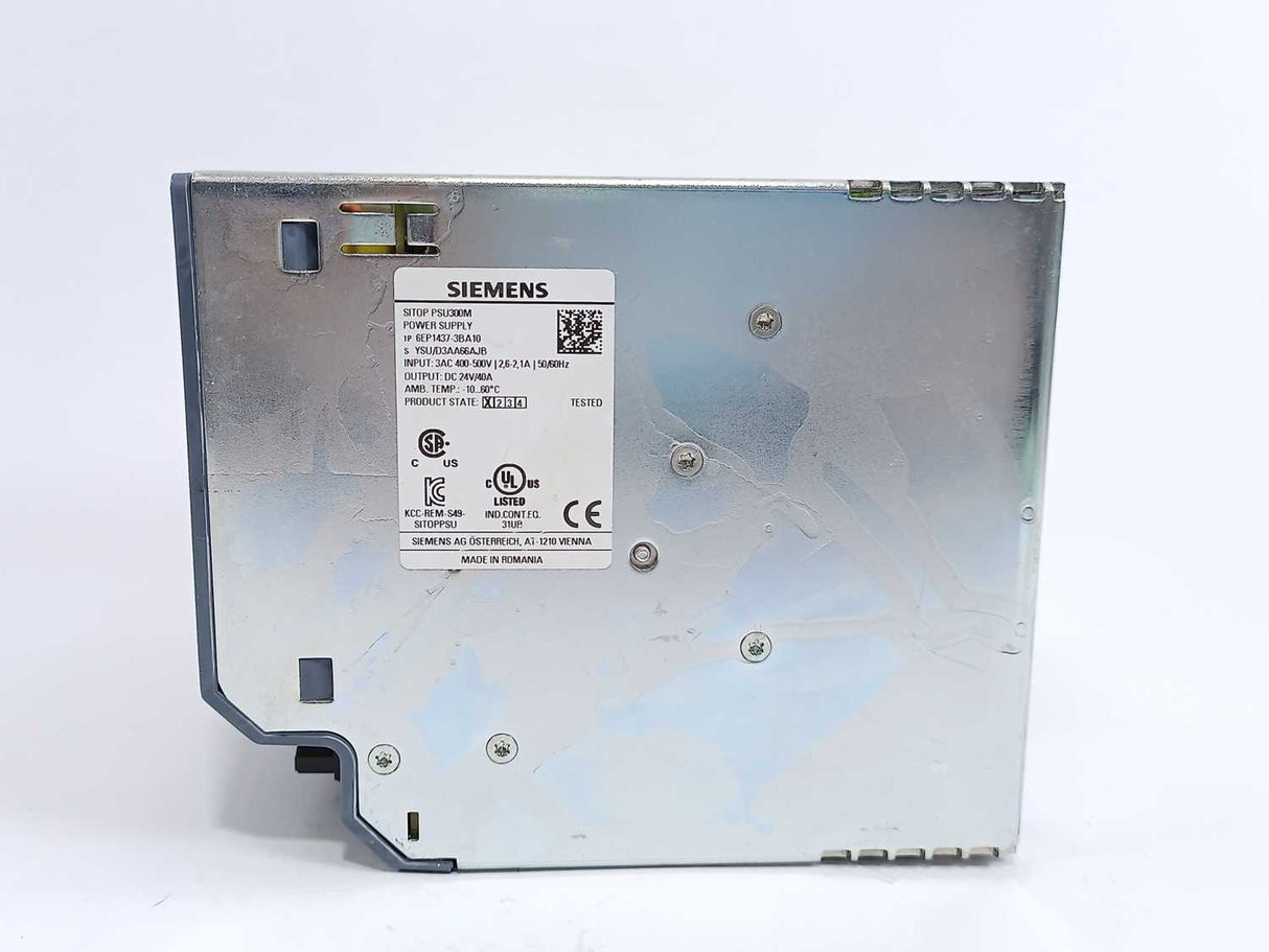 Siemens 6EP1437-3BA10 Sitop PSU8200 Power Supply 24V 40A