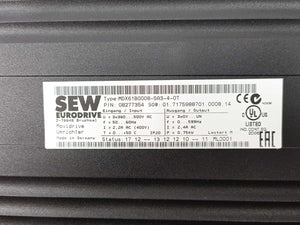 SEW-EURODRIVE  MDX61B0008-5A3-4-0T Movidrive 08277354 w/ Control DBG60B-01