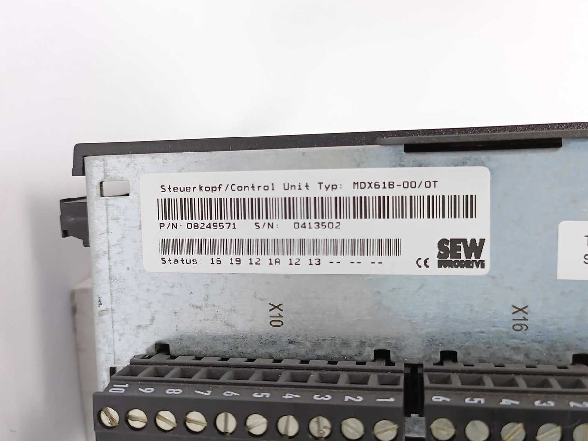 SEW-EURODRIVE  MDX61B0055-5A3-4-0T/L Movidrive Control Unit 08249571