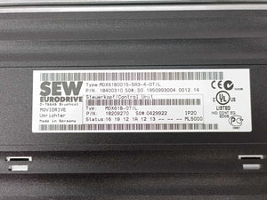 SEW-EURODRIVE  MDX61B0015-5A3-4-0T/L Movidrive Control Unit 18210406