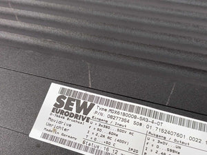 SEW-EURODRIVE  MDX61B0008-5A3-4-0T Movidrive 08277354