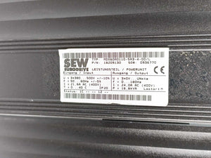 SEW-EURODRIVE  MDX61B0110-5A3-4-0T/L Movidrive Control Unit 18210406