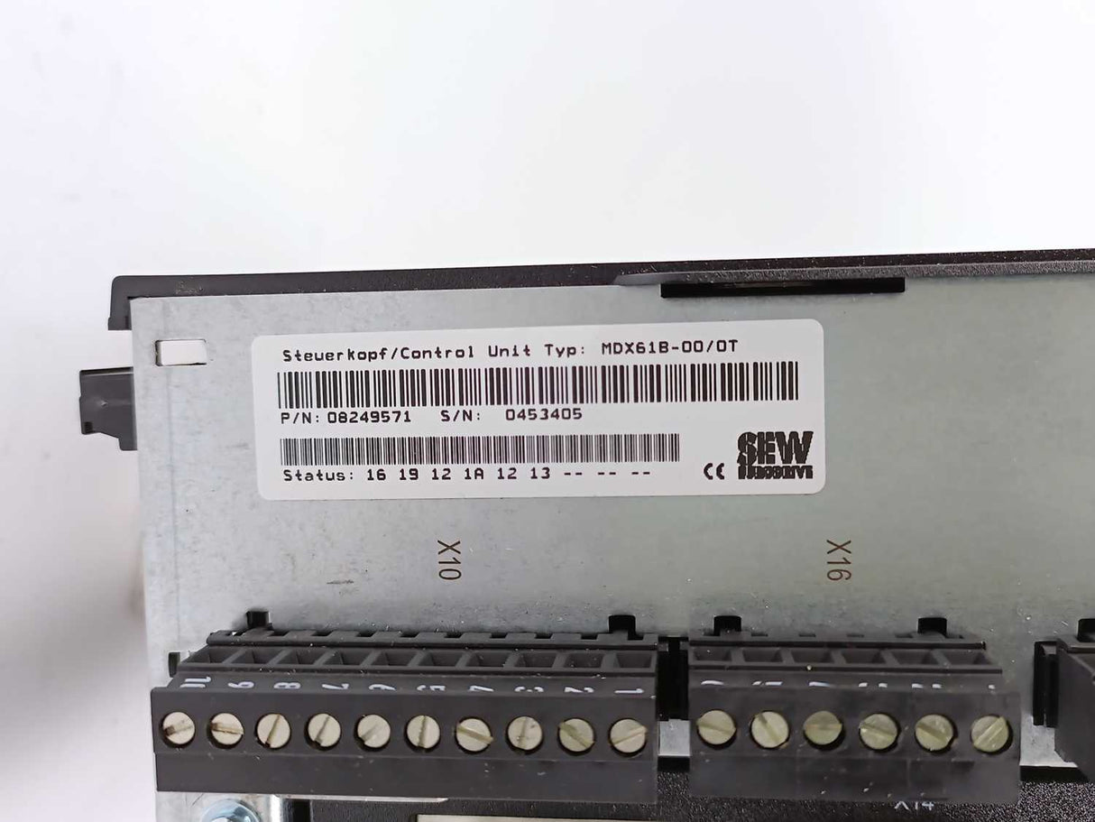 SEW-EURODRIVE  MDX61B0055-5A3-4-0T Movidrive Control Unit 08249571