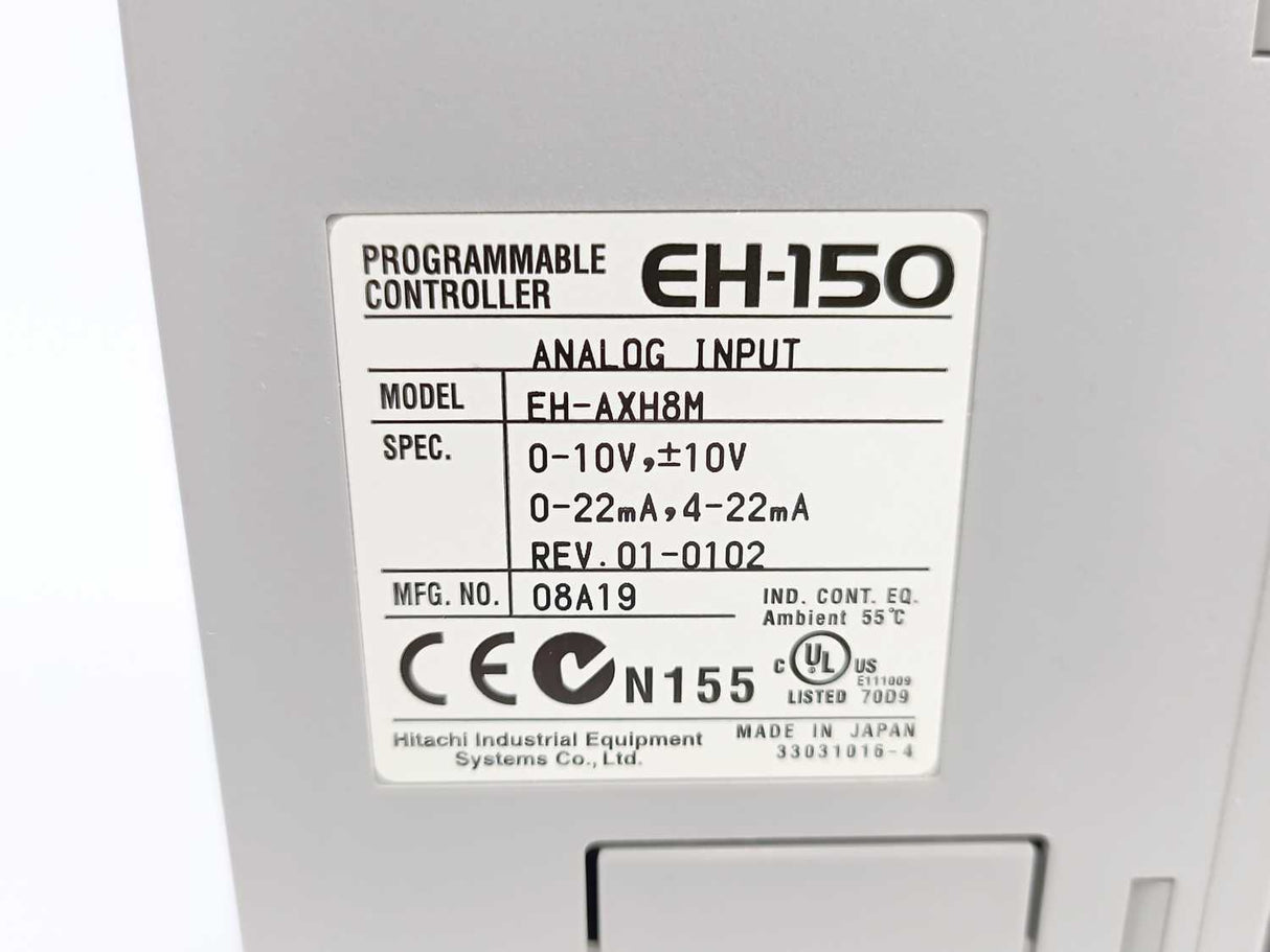 HITACHI EH-AXH8M EH-150 Programmable Controller