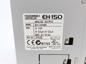 HITACHI EH-AYH8M EH-150 Programmable Controller Analog Output