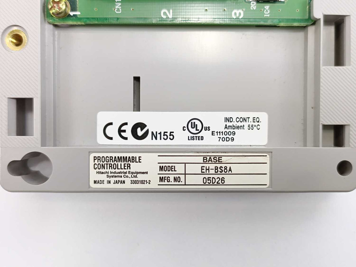 HITACHI EHBS8A-1C 33038369-3 Programmable Controller Base