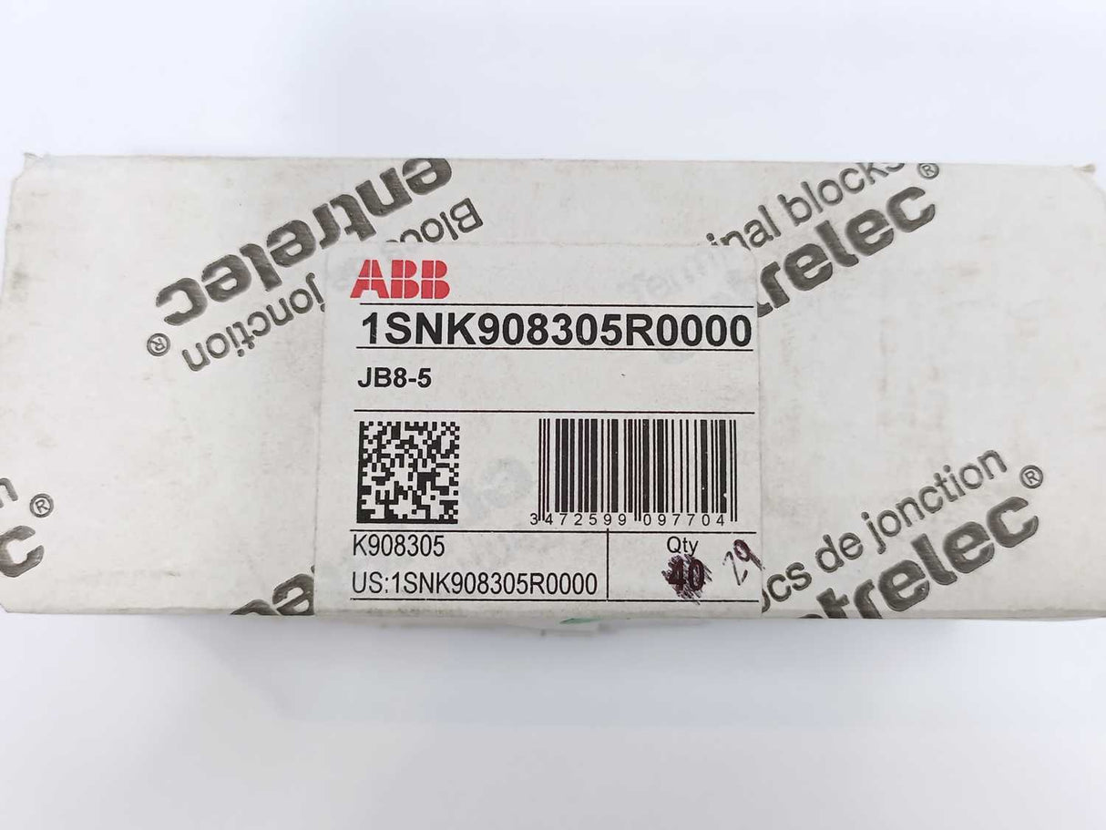 ABB 1SNK908305R0000 JB8-5 Busway Switch/Plug Batch 29pcs.