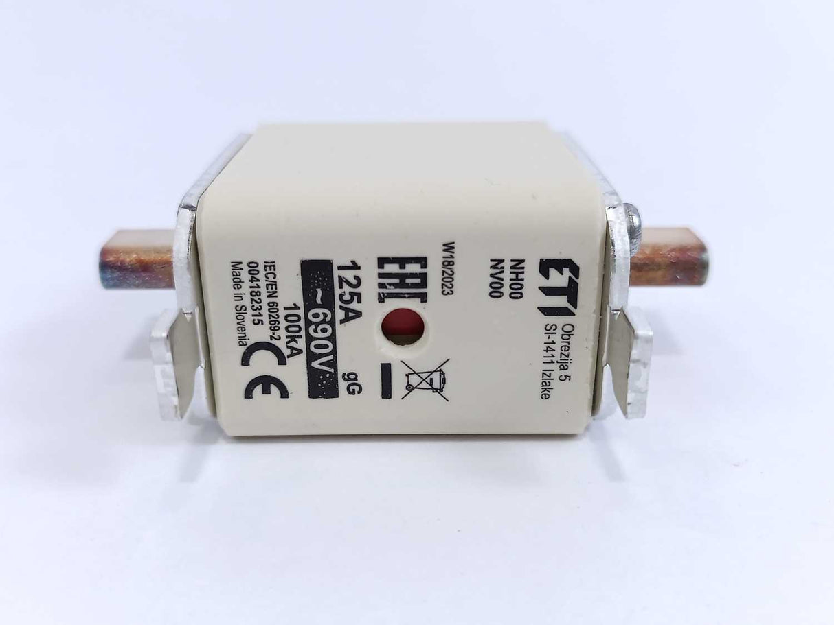 ETI 004182315 NH00 NV00 Fuse Link 125A/690V Batch 3pcs.