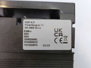 Deif 1200023006C EQ96-x 500V Voltmeter